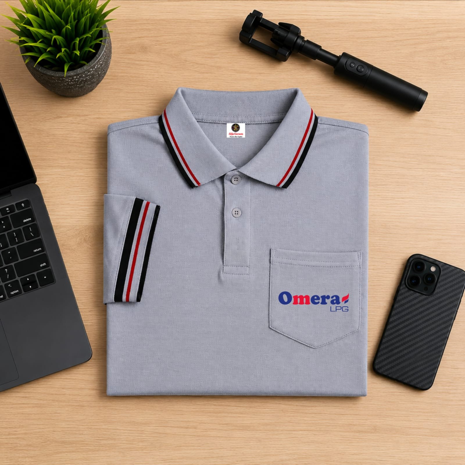 PK Mesh Poket Fabric Polo T-Shirt (130–140 GSM) – Double Swin